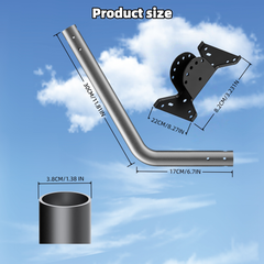 NOZOMI Starlink Gen 3/4 Wall Roof Mount