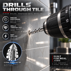 NOZOMI 4-Edge Serrated Masonry Drill Bits