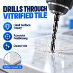 NOZOMI Cross-Tip Multi-Material Drill Bit | 1/4-Inch Hex Shank