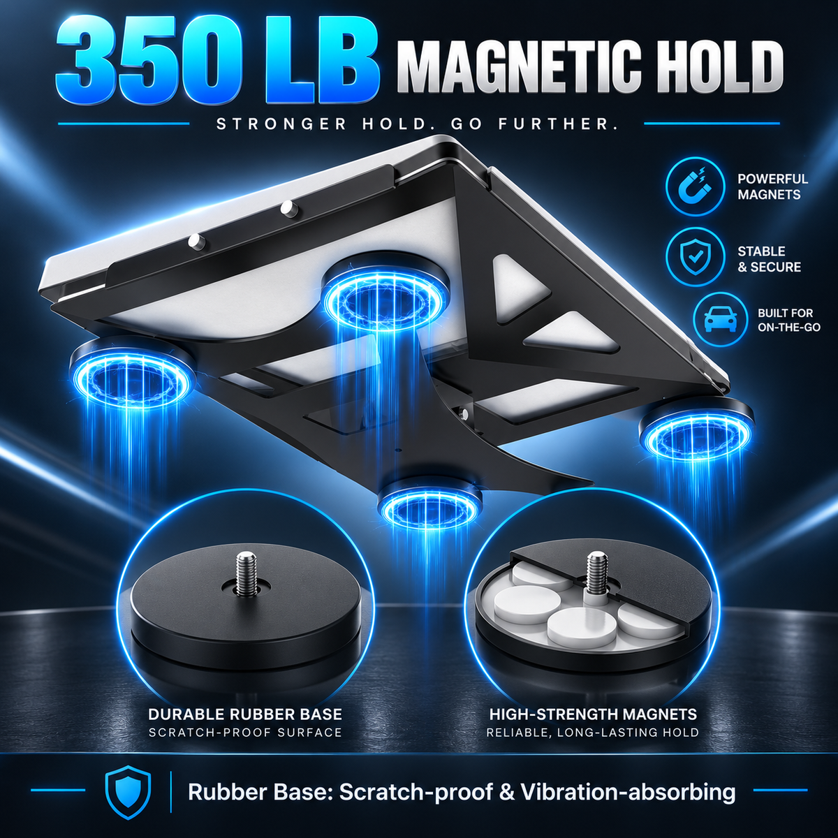 NOZOMI Starlink Mini Adjustable Four-Magnet Mount