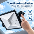 NOZOMI Starlink Mini Four-Cup Lever-Lock Suction Mount