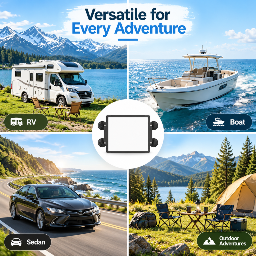 NOZOMI Starlink Mini Four-Cup Lever-Lock Suction Mount