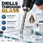NOZOMI Offset Eccentric Tile Drill Bits | 6–12 mm & 4-Piece Set