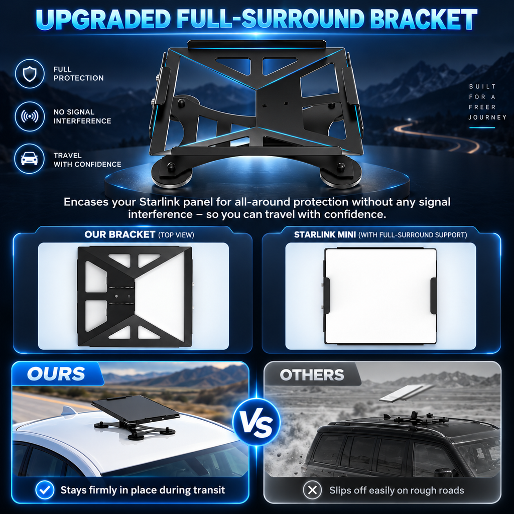NOZOMI Starlink Mini Adjustable Four-Magnet Mount