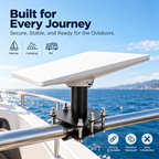 NOZOMI Starlink Mini Pole & Railing Clamp Mount
