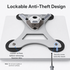 Lockable anti-theft design for Starlink Mini magnetic mount